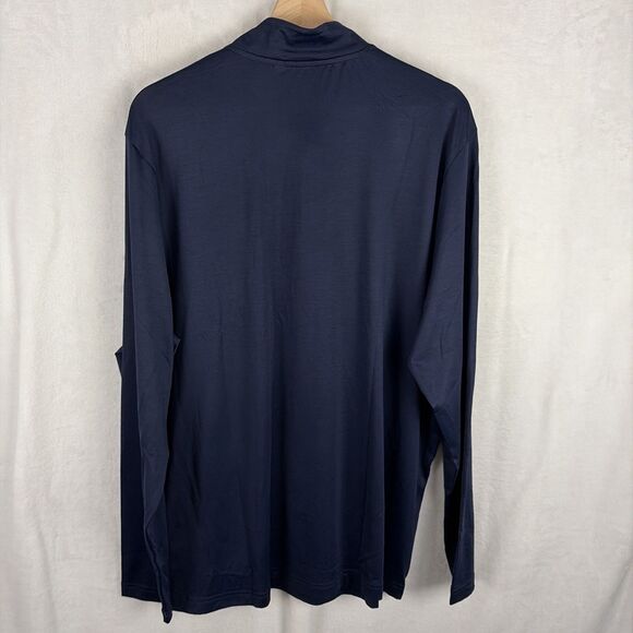 Puma All In Quarter Zip Pullover Marine Navy Blue Athleisure Size XL NWT - Picture 5 of 6